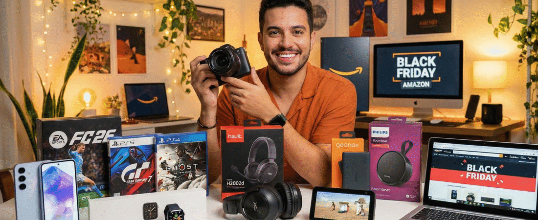 🛍️ Achadinhos da Black Friday Amazon: Tech, Games e Gadgets que Valem a Pena