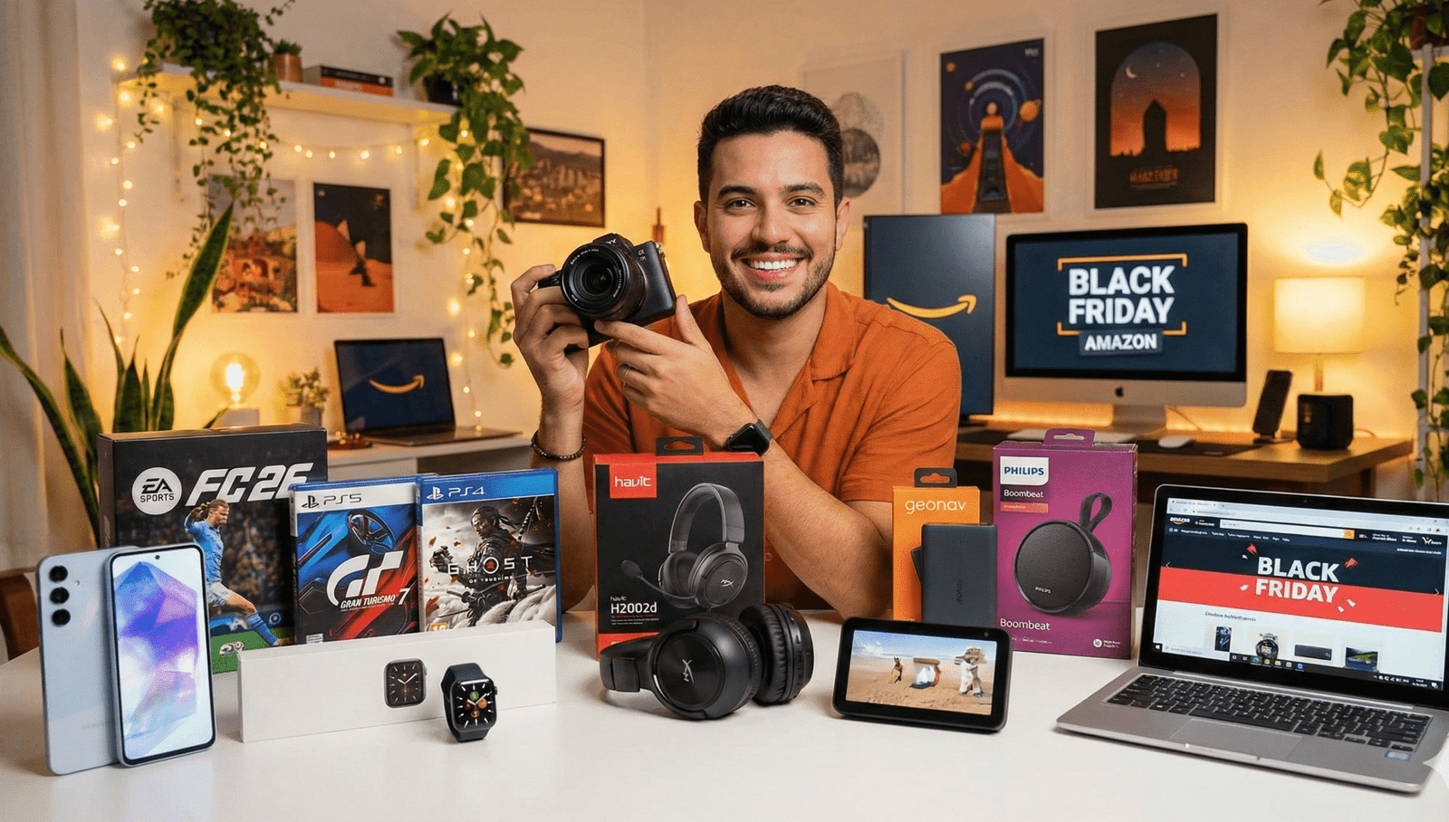 🛍️ Achadinhos da Black Friday Amazon: Tech, Games e Gadgets que Valem a Pena