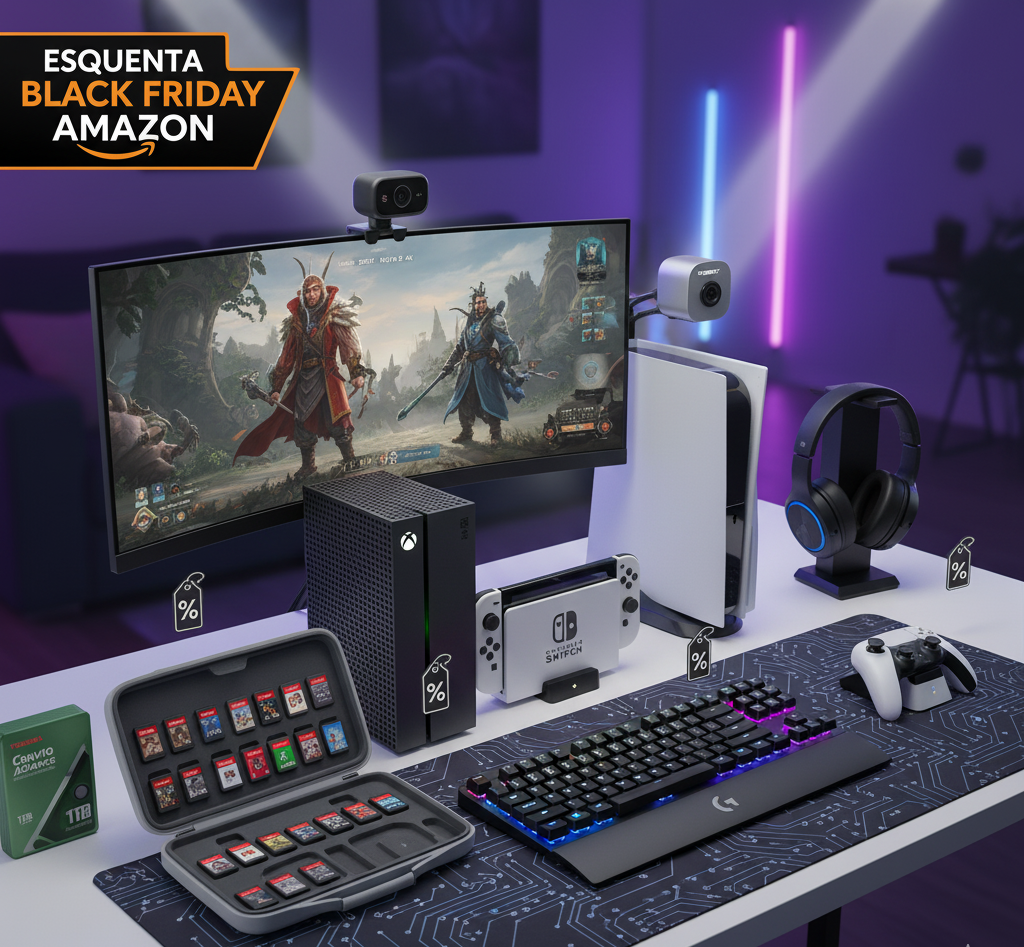 🚀 Esquenta Black Friday Amazon: O Setup Gamer/Tech que Você Merece! 🎮💻